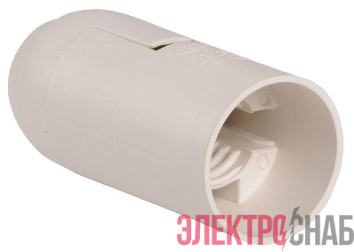 Патрон электрич. E14 Ппл14-02-К02 подвесной пластик. бел. (с этикет.) IEK EPP20-02-01-K01