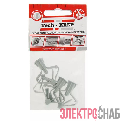 Дюбель (анкер) Бабочка полипропилен 10х50 (уп.4шт) Tech-KREP 111488