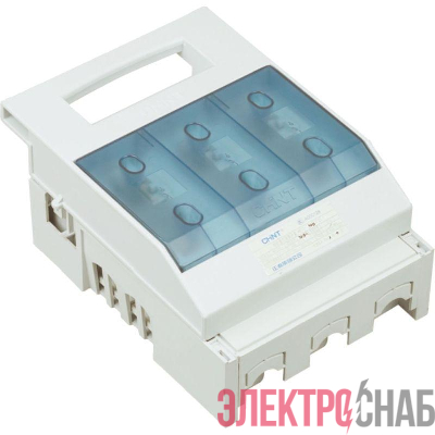 Выключатель-разъединитель 3п 100А NHR17-100/3 откидной с плавкими вставками со вспомогат. контактами CHINT 403017