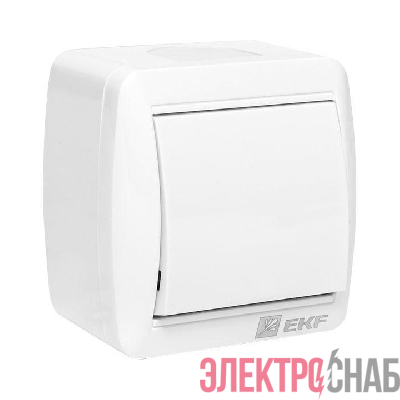 Выключатель ОП Владивосток кнопочный 10А IP54 сер. PROxima EKF EQR16-026-30-54
