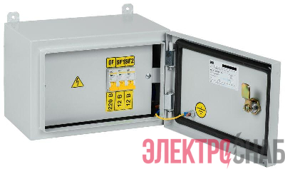 Ящик с понижающим трансформатором ЯТП 0.25 230/12В (3 авт. выкл.) УХЛ2 IP54 IEK MTT13-012-0251-54