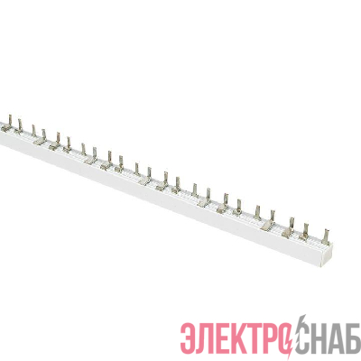 Шина соединительная типа PIN для 4-ф нагр. 100А 54 мод. (дл.1м) EKF pin-04-100