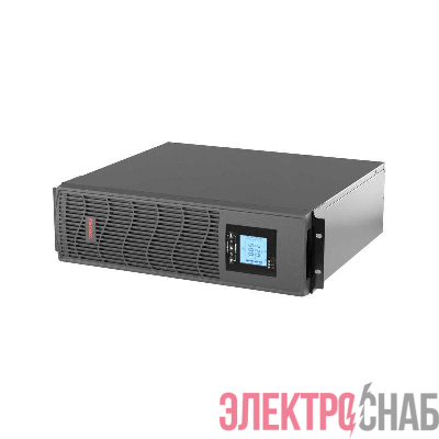 ИБП линейно-интерактивный Info Rackmount Pro 3000ВА/2400Вт 1/1 USB RJ45 6xIEC C13 Rack 3U SNMP/AS400 slot 4х9А.ч DKC INFORPRO3000IN
