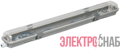 Светильник ДСП 2101 под LED лампу 1хT8 600мм IP65 IEK LDSP0-2101-1X060-K01