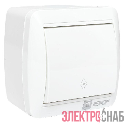 Переключатель проходной 1-кл ОП Владивосток 10А IP54 EKF EQR16-025-30-54