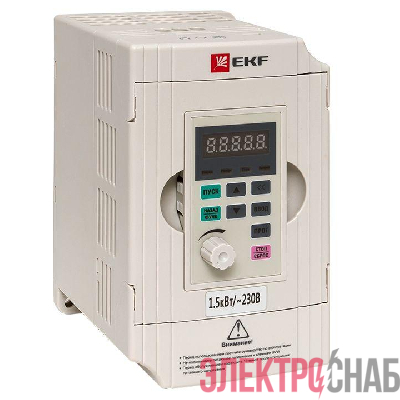 Преобразователь частоты 1.5/2.2кВт 1х230В VECTOR-100 PROxima EKF VT100-1R5-1B