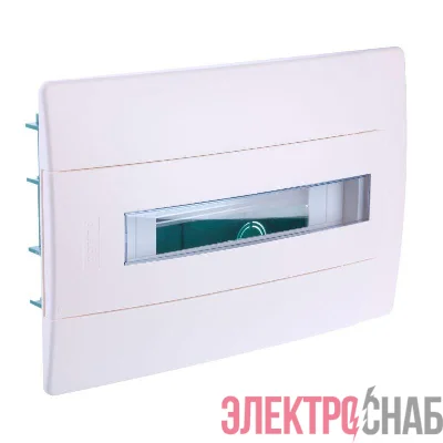 Бокс СП Practibox 1х12 мод. с шинами N и PE IP40 бел/бел. двер. Leg 601117