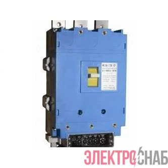 Выключатель автоматический 3п 1000А 50кА ВА55-41 344730 ЭР 660В НР=220В AC электропривод 220В AC передн. подкл.: Al шина; кабель с каб. наконечн. Контактор 1002528