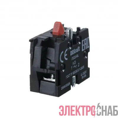 Контакт дополнительный ДК-22 1НЗ для двойн. выкл. ПЕ-22 DEKraft 25105DEK