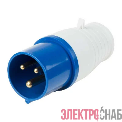 Вилка переносная 013 2P+PE 16А 220В IP44 Rexant 11-8900