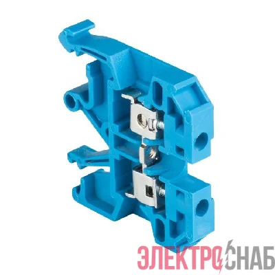 Колодка клеммная JXB-2.5/35 (35а) син. EKF plc-jxb-2.5/35b