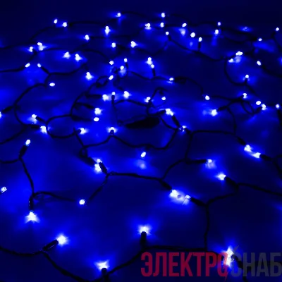 Гирлянда "Нить" 120 LED уличная 12м соед. до 10шт син. SHLights 4690601041968