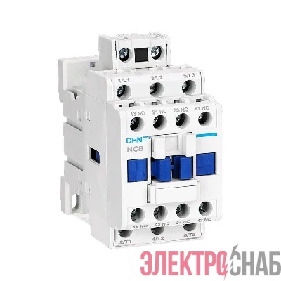 Контактор NC8-12/W 3п 12А кат. 24-60В AC/DC 1НО+1НЗ (R) CHINT 572276