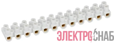 Колодка клеммная ЗВИ-3 н/г 1.0-2.5кв.мм 12 пар IEK UZV4-003-04