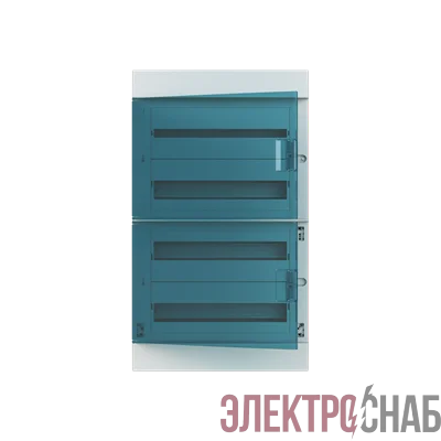 Бокс в нишу Mistral41 72М зеленая дверь (с клемм) ABB 1SLM004101A1210