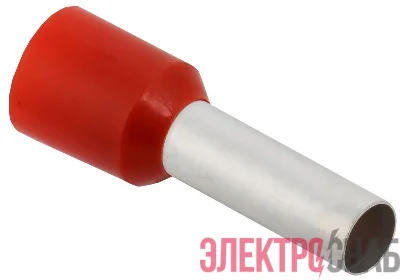 Наконечник НШВИ 10-14 темн. красн. (уп.100шт) IEK UGN11-010-014-100