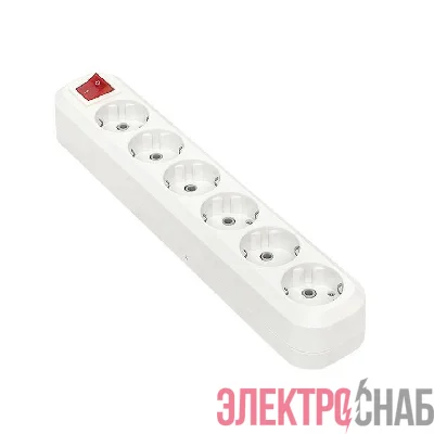 Колодка удлинителя 6-м с заземл. 16А Эксперт 3.5кВт с выкл. PROxima EKF AKB16-6i