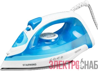 Утюг SIR2045 1800Вт голубой/бел. STARWIND 1462020