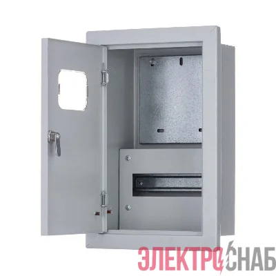 Корпус учетный встраиваемый ЩРУВ-1/9 430х280х160 1ф 9мод. IP31 метал. DEKraft 30305DEK