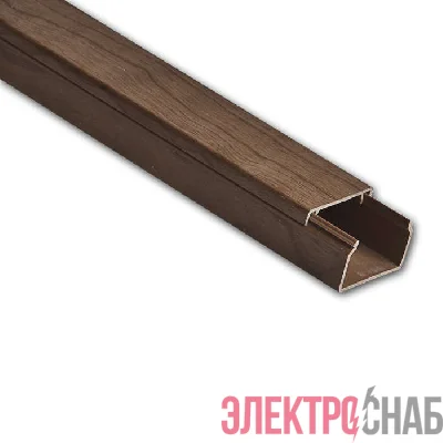 Кабель-канал 40х25 L2000 пластик дуб (темн. основа) Рувинил РКК-40х25-08М