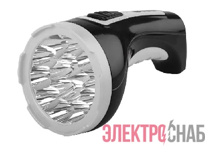 Фонарь ручной AccuF2-L15-bk выдвижная вилка индикатор зарядки ремешок встроен. ЗУ черн. ФАZА 2857095