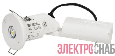 Светильник светодиодный ДПА 060 IP20 3ч аварийный непостоянного действия IEK LDPA0-060-3-20-K01