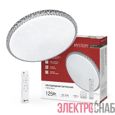 Светильник светодиодный COMFORT MYSTERY 125Вт 3000-6500К 10000лм 230В 500х80мм с пультом ДУ IN HOME 4690612059525
