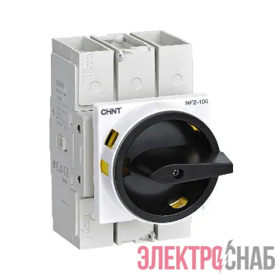 Рубильник NF2-63/3HBR дверного монтажа черн. ручка с замком CHINT 324130