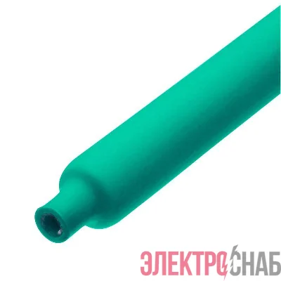Трубка термоусадочная клеевая ТТК(3:1)-12/4 зел. (уп.10м) КВТ 102433