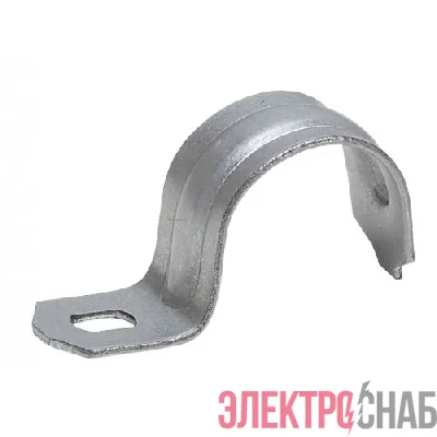 Скоба однолапковая d16-17мм метал. (уп.100шт) SMO-16-17 Эра Б0036404
