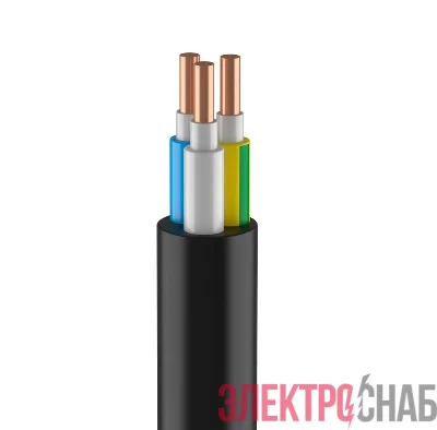 Кабель ВВГнг(А)-FRLS 3х1.5 ОК (N PE) 0.66кВ (уп.100м) Кабэкс ТХМ00378575