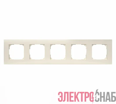Рамка 5-м Pixel беж. TOKOV ELECTRIC TKE-PX-RM5-C02