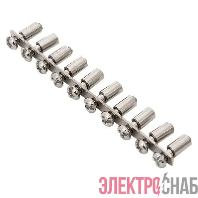 Перемычка тип 10PIN для двухуровневых клемм 4.0кв.мм (уп.10шт) EKF plc-per-10PIN-2-4