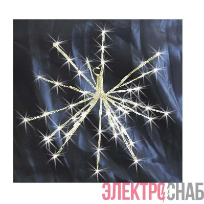 Гирлянда "Еж" 20 LED 10 веток по 10см на батарейках 3хАА тепл. бел. SHLights 4690601043788