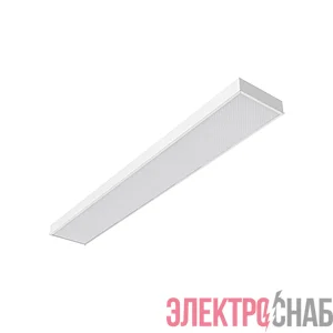 Светильник светодиодный BASIC 1195х180х50 35Вт 4000К офисный встраив. накладной с рассеив. призма VARTON B1-A0-00270-01G03-2003540
