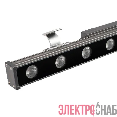 Прожектор AR-LINE-500-9W Day4000 GR 15 deg 9Вт IP65 4000К 230В линейный метал. Arlight 052892