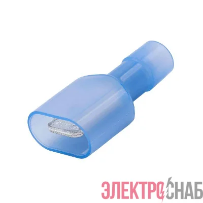 Наконечник изол. "вилка" 1.5-2.5кв.мм отв. d6.3х0.8мм син. (уп.50шт) DKC 2B22TP