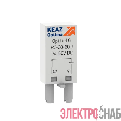 Модуль дополнительный для реле OptiRel G RC-28-60U КЭАЗ 281179