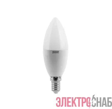 Лампа светодиодная Elementary 6Вт свеча 3000К тепл. бел. E14 420лм 180-240В Gauss 33116