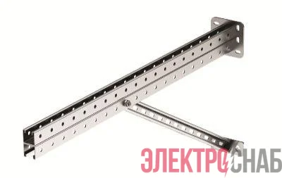 Консоль для тяжелых нагрузок осн.700 сталь с укосиной гор. оцинк. DKC BBS4170HDZ