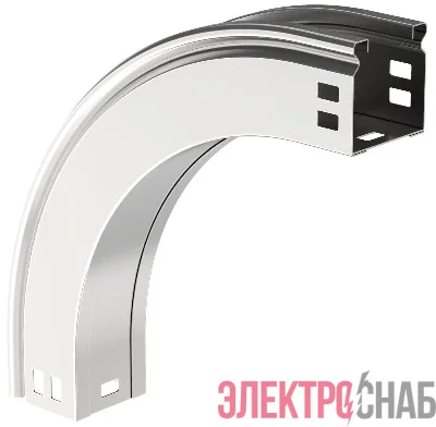 Угол для лотка плавный 90град. 150х50 В20 ESCA В20 IEK CPV41-0-90-050-150