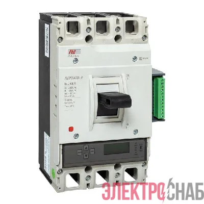 Выключатель автоматический 400А 100кА AV POWER-3/3 ETU6.2 AVERES EKF mccb-33-400H-6.2-av