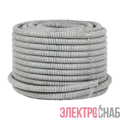Труба гофрированная ПВХ d20мм с протяжкой (уп.50м) Plast PROxima EKF tg-z-20-50m