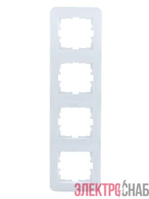 Рамка 4-м ASTI вертикал. бел. LEZARD 7081-0200-154