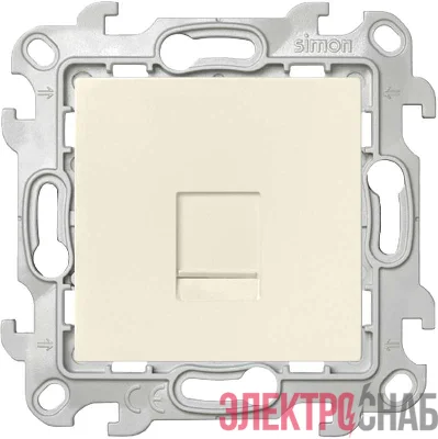 Розетка телефонная СП Simon 24 RJ11 IP20 механизм сл. кость Simon 2410480-031