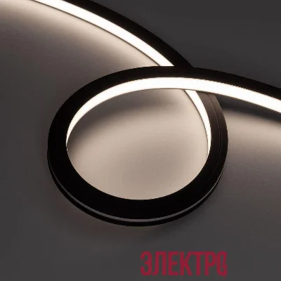 Лента светодиодная NOVA-TOP-BLACK-A120-16x15mm 24В Day 4000К 10Вт/м IP67 2835 wire x2 вывод боков. герметичная (уп.5м) Arlight 049082