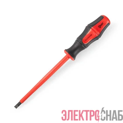 Отвертка диэлектрическая шлицевая 6.5х150 ПРОФИ КВТ 102999