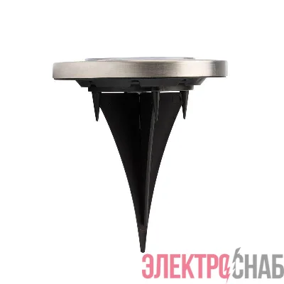 Светильник светодиодный Взлетные Огни IP65 6500К холод. бел. с солнечн. панелью и аккумулятором монтаж в грунт Lamper 602-246