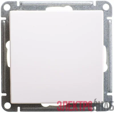 Переключатель проходной 1-кл. СП W59 Aqua 10А IP44 10AX механизм бел. SE VS610-156B-1-86