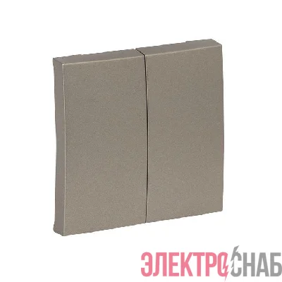 Панель лицевая Валенсия для выключателя 2-кл. 10А кашемир PROxima EKF ESV10-L-023-40